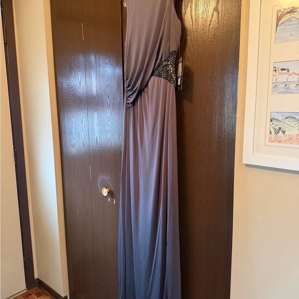 JS Boutique Sleeveless Maxi Dress in Charcoal